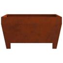 vidaXL Tűzrakó Barna 80 x 80 x 43 cm Időjárásálló acél