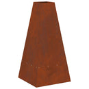 vidaXL Tűzrakó Barna 50 x 50 x 100 cm Időjárásálló acél