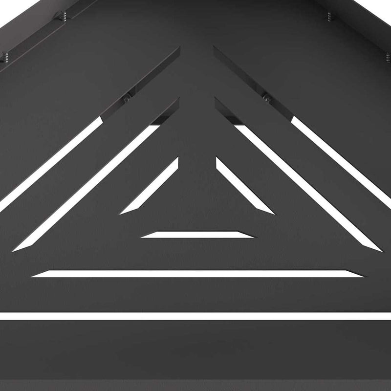 vidaXL Tűzrakó Fekete 50 x 43 x 52 cm Acél