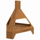 vidaXL Tűzrakó Barna 50 x 43 x 52 cm Acél