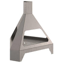 vidaXL Tűzrakó Barna 50 x 43 x 52 cm Acél