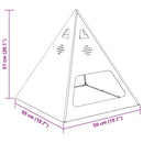 vidaXL Tűzrakó Fekete 50 x 50 x 51 cm Acél