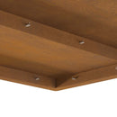 vidaXL Tűzrakó Barna 60 x 60 x 30 cm Acél