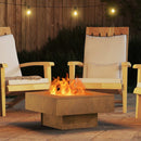 vidaXL Tűzrakó Barna 60 x 60 x 30 cm Acél