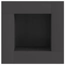 vidaXL Tűzrakó Fekete 80 x 80 x 40 cm Acél