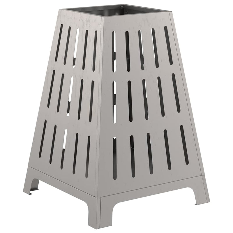 vidaXL Tűzrakó Barna 50 x 50 x 70 cm időjárásálló acél