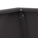 vidaXL Tűzrakó Fekete 50 x 50 x 40 cm Acél