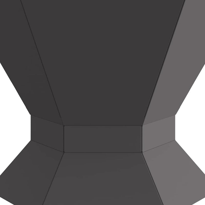 vidaXL Tűzrakó Fekete 50 x 50 x 40 cm Acél