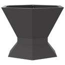 vidaXL Tűzrakó Fekete 50 x 50 x 40 cm Acél