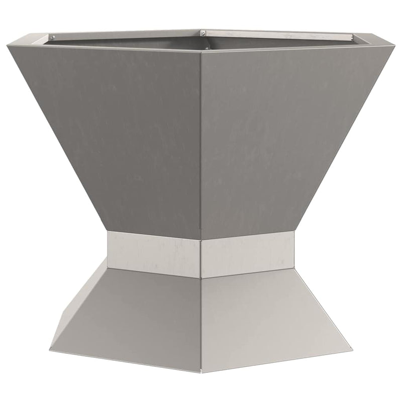 vidaXL Tűzrakó Barna 50 x 50 x 40 cm Acél