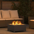 vidaXL Tűzrakó Fekete 60 x 60 x 30 cm Acél