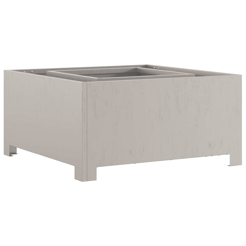 vidaXL Tűzrakó Barna 60 x 60 x 30 cm Acél