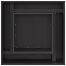 vidaXL Tűzrakó Fekete 80 x 80 x 40 cm Hidegen hengerelt acél