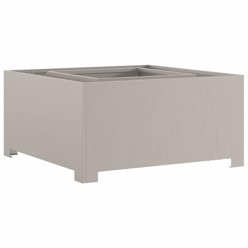 vidaXL Tűzrakó Barna 80 x 80 x 40 cm időjárásálló acél