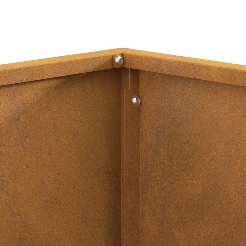 vidaXL Tűzrakó Barna 60 x 60 x 30 cm Acél