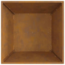 vidaXL Tűzrakó Barna 60 x 60 x 30 cm Acél