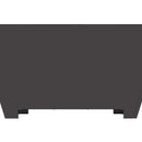 vidaXL Tűzrakó Fekete 80 x 80 x 40 cm Acél