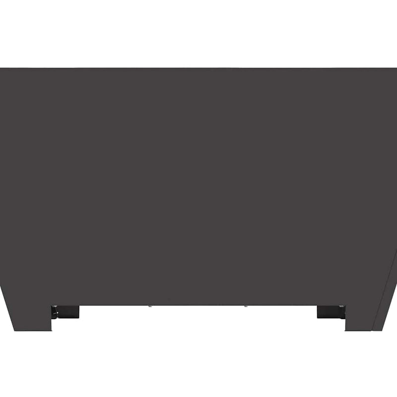 vidaXL Tűzrakó Fekete 80 x 80 x 40 cm Acél