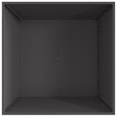 vidaXL Tűzrakó Fekete 80 x 80 x 40 cm Acél
