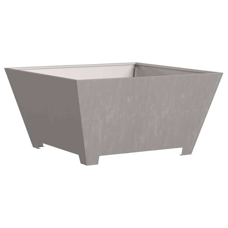 vidaXL Tűzrakó Barna 80 x 80 x 40 cm Acél