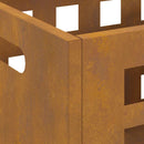 vidaXL Tűzrakó Barna 50 x 30 x 40 cm Acél