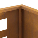 vidaXL Tűzrakó Barna 50 x 30 x 40 cm Acél