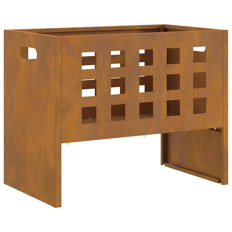 vidaXL Tűzrakó Barna 50 x 30 x 40 cm Acél