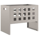 vidaXL Tűzrakó Barna 50 x 30 x 40 cm Acél