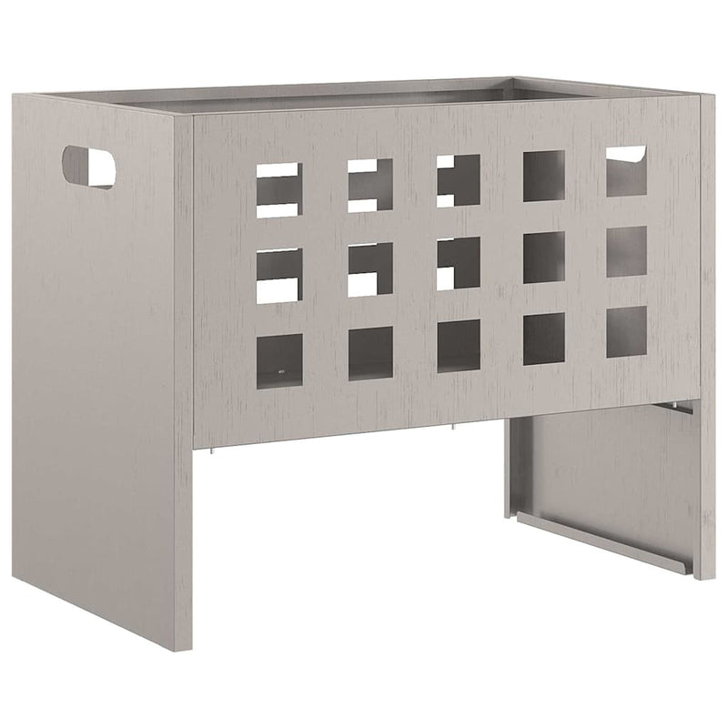 vidaXL Tűzrakó Barna 50 x 30 x 40 cm Acél