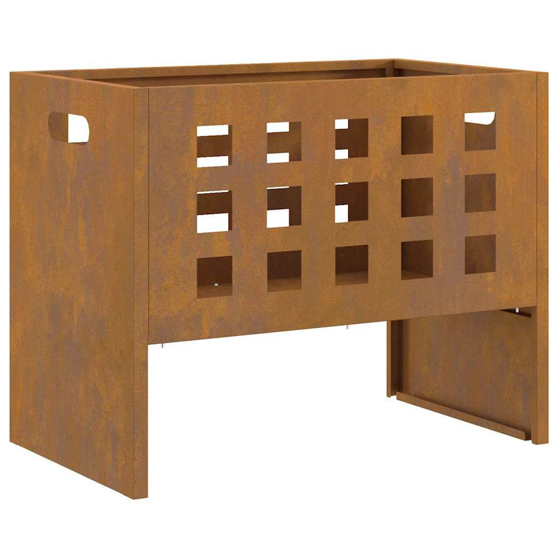 vidaXL Tűzrakó Barna 50 x 30 x 40 cm Acél