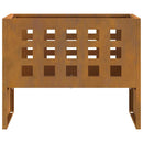 vidaXL Tűzrakó Barna 50 x 30 x 40 cm Acél