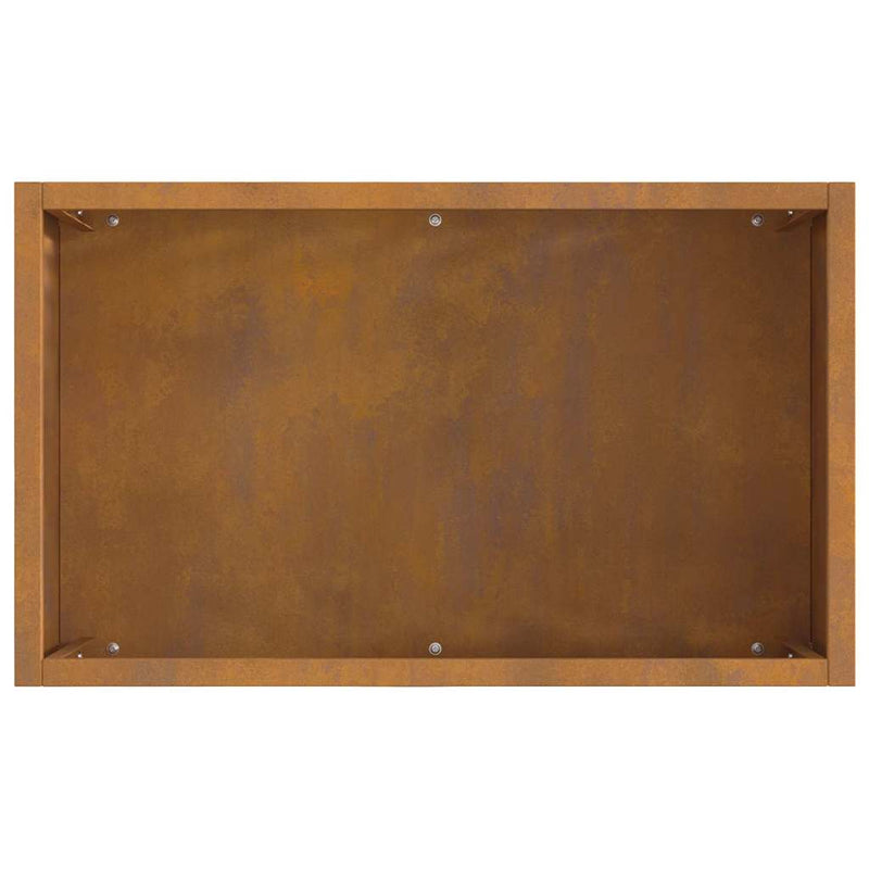 vidaXL Tűzrakó Barna 50 x 30 x 40 cm Acél