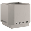 vidaXL Füstmentes Tűzhely Barna 58 x 58 x 51 cm Acél