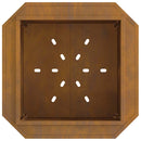 vidaXL Füstmentes Tűzhely Barna 58 x 58 x 51 cm Acél