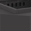 vidaXL Füstmentes Tűzhely Fekete 48 x 48 x 51 cm Acél