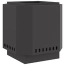 vidaXL Füstmentes Tűzhely Fekete 48 x 48 x 51 cm Acél