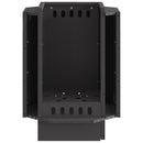 vidaXL Füstmentes Tűzhely Fekete 38 x 38 x 51 cm Acél