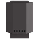 vidaXL Füstmentes Tűzhely Fekete 38 x 38 x 51 cm Acél