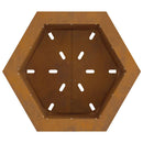 vidaXL Füstmentes Tűzhely Barna 48 x 48 x 51 cm Acél