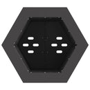 vidaXL Füstmentes Tűzhely Fekete 38 x 38 x 51 cm Acél