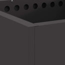 vidaXL Füstmentes Tűzhely Fekete 48 x 48 x 50 cm Acél