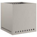 vidaXL Füstmentes Tűzhely Barna 48 x 48 x 50 cm Acél