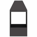 vidaXL Tűzrakó Fekete 50 x 50 x 100 cm Acél