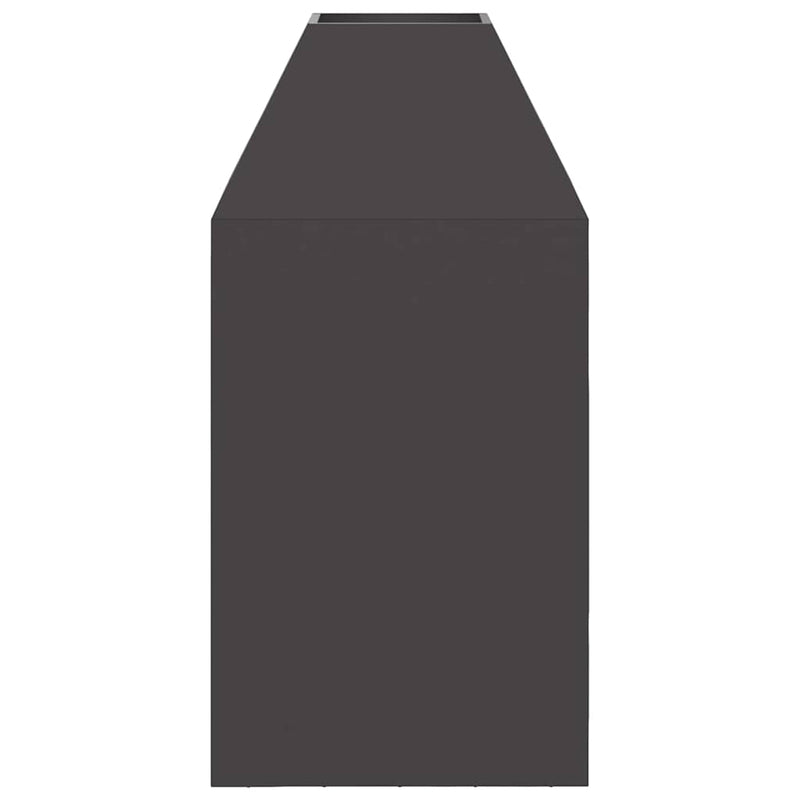 vidaXL Tűzrakó Fekete 50 x 50 x 100 cm Acél