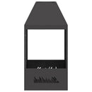 vidaXL Tűzrakó Fekete 50 x 50 x 100 cm Acél