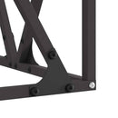 vidaXL Tűzrakó Fekete 50 x 50 x 35 cm Acél