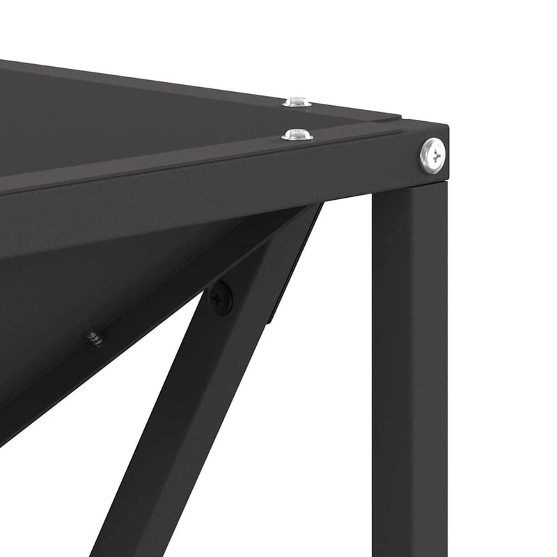 vidaXL Tűzrakó Fekete 50 x 50 x 35 cm Acél