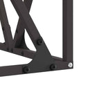 vidaXL Tűzrakó Barna 50 x 50 x 35 cm Acél