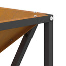 vidaXL Tűzrakó Barna 50 x 50 x 35 cm Acél