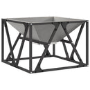 vidaXL Tűzrakó Barna 50 x 50 x 35 cm Időjárásálló acél